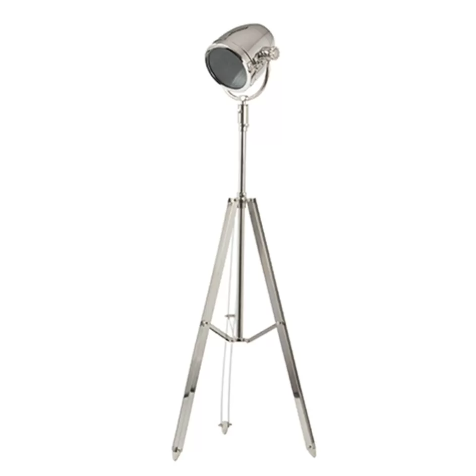 Driepoot lampen | Light and Living>Straluma Light & Living Vloerlamp Taylor zilver