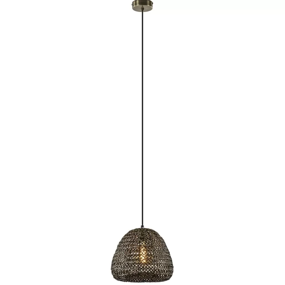 Hanglampen | Light and Living>Straluma Light and Living hanglamp Finou klein antiek brons