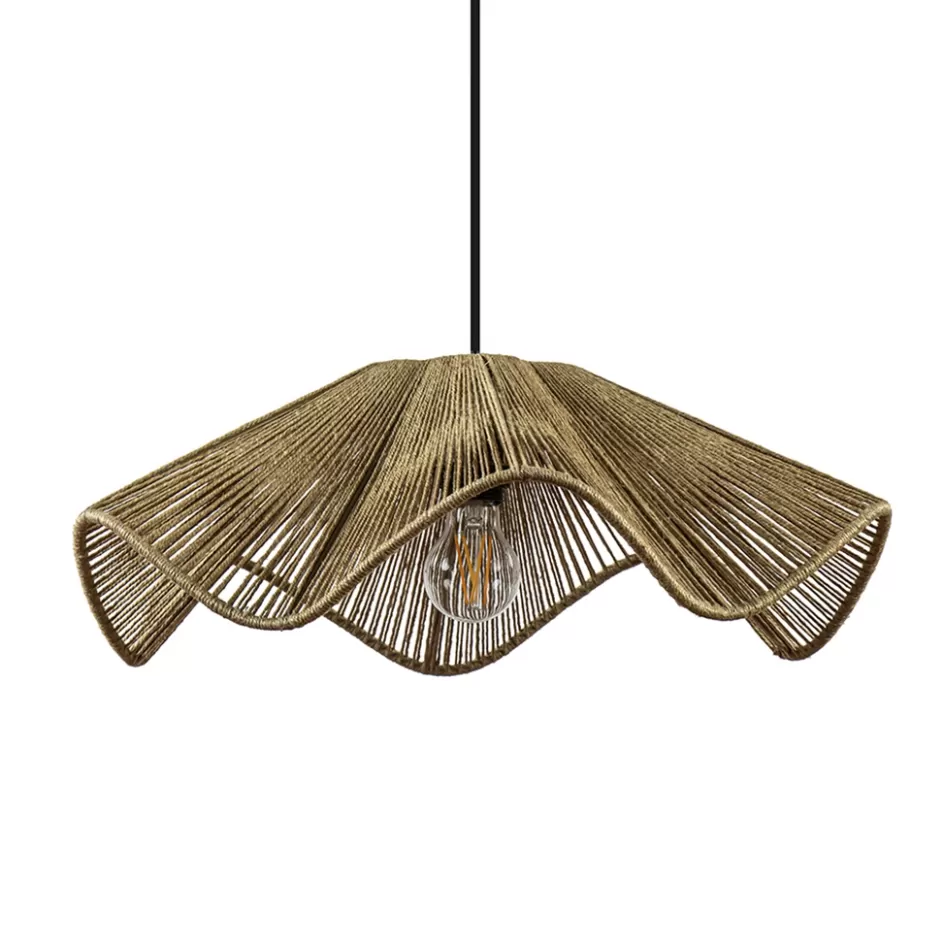 Hanglampen | Eettafellampen>Straluma Light and Living hanglamp Fodara jute naturel