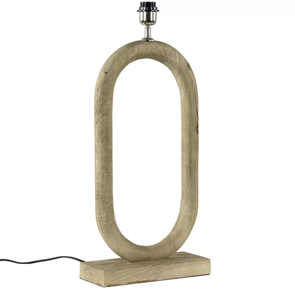 Lampenvoeten | Light and Living>Straluma Light and Living lampvoet Paceco hout naturel