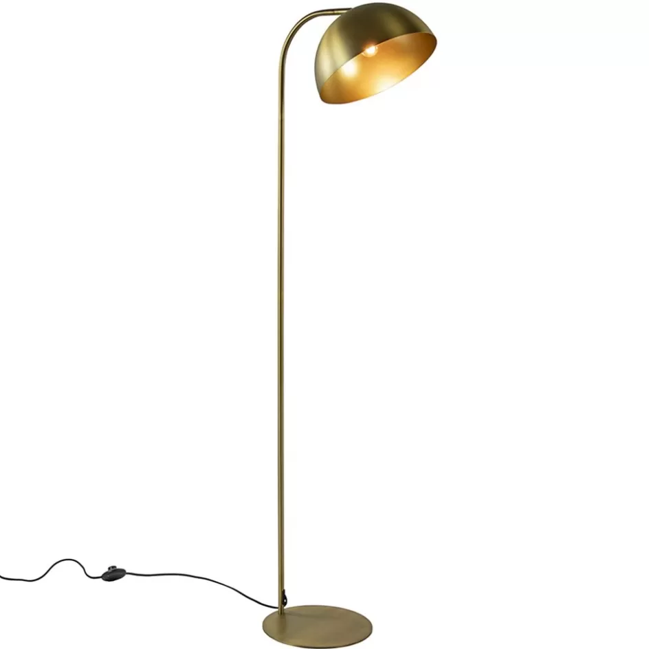 Vloerlampen | Light and Living>Straluma Light and Living vloerlamp Mette antiek brass