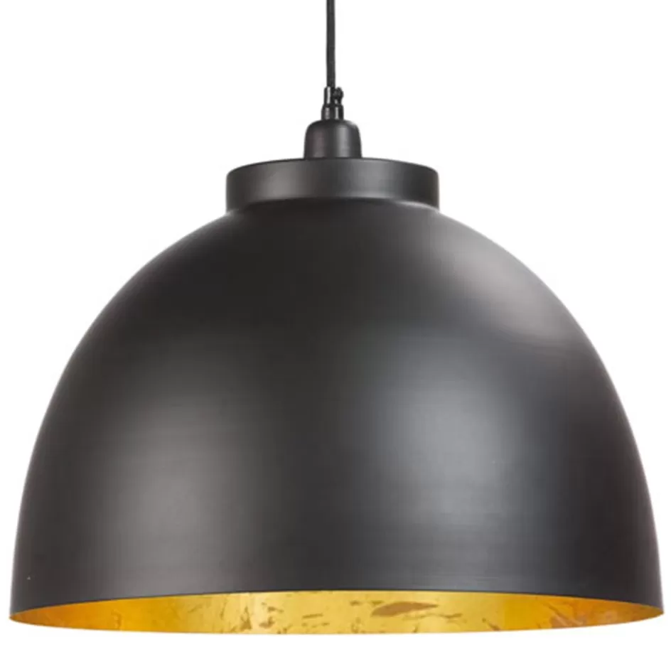 Eettafellampen | Light and Living>Straluma Light  Living Hanglamp Kylie zwart/goud