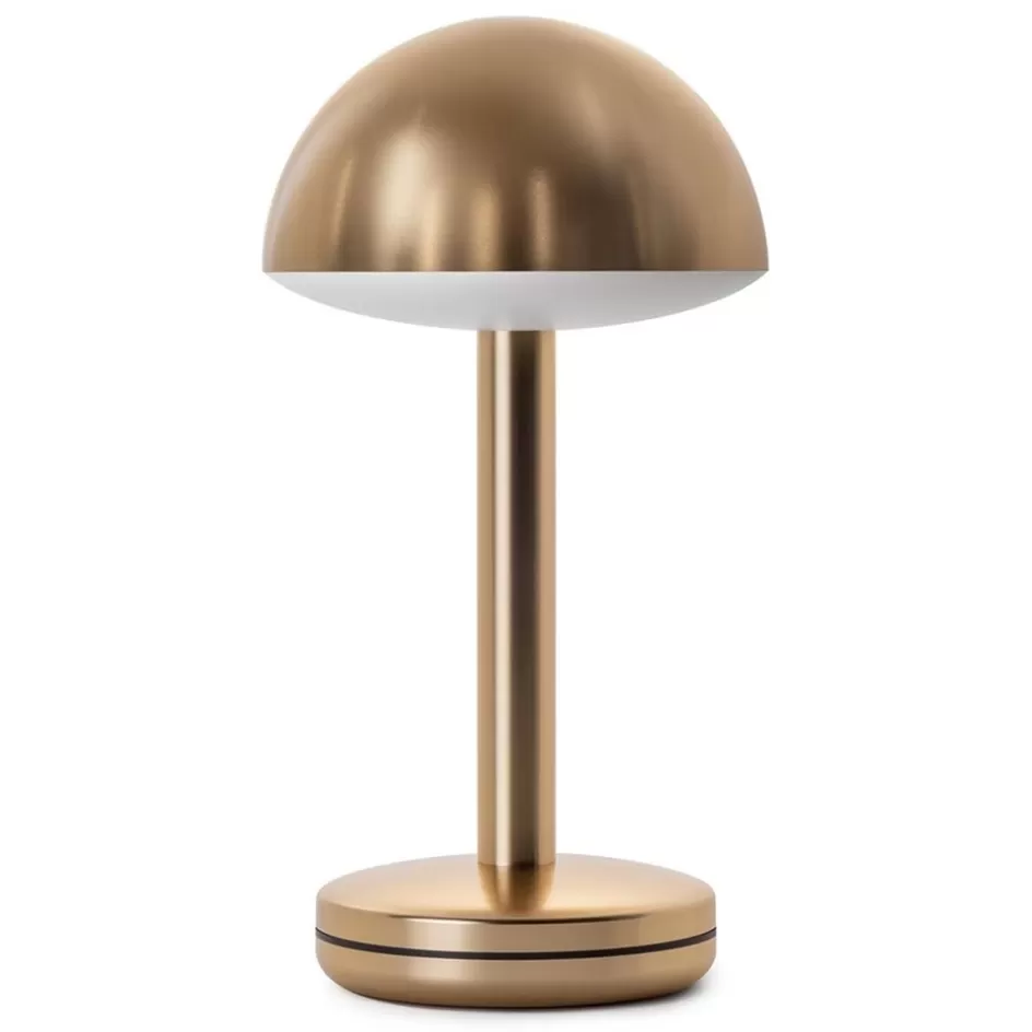 Tafellampen | Buitenlampen>Straluma Luxe LED tafellamp oplaadbaar goud dimbaar