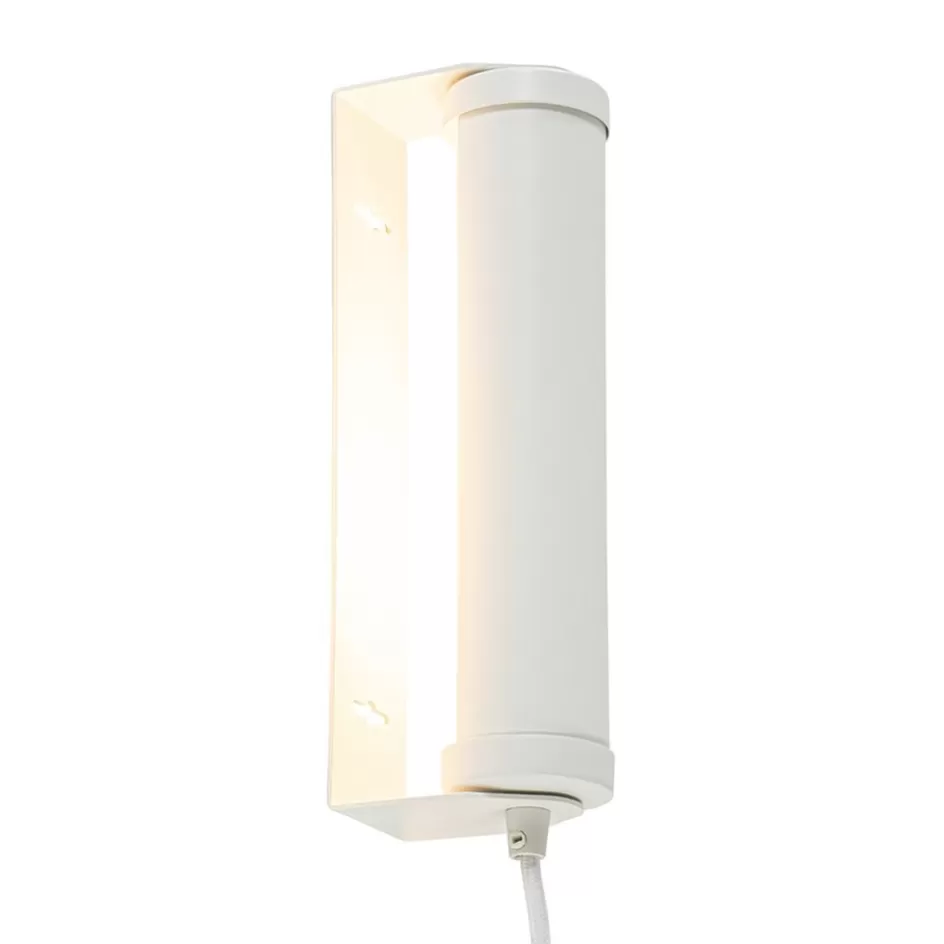 Wandlampen | Scandinavische Verlichting>Straluma Mat witte wandlamp met snoer