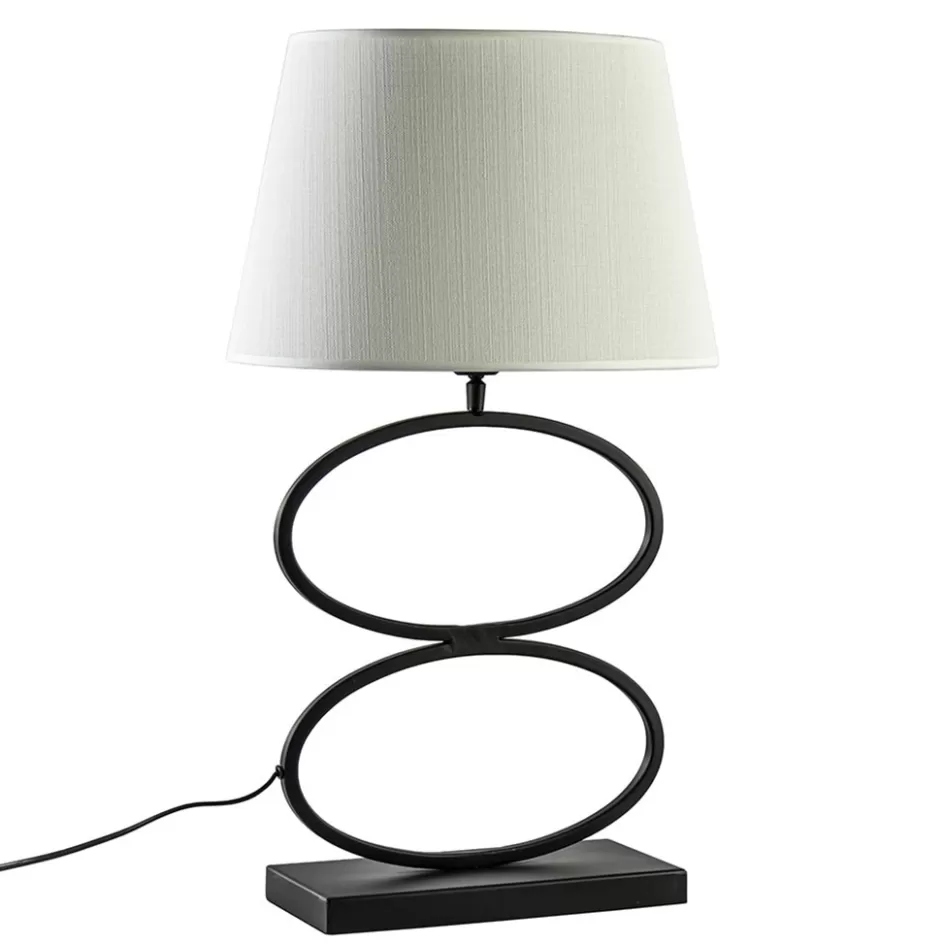 Lampenvoeten | Light and Living>Straluma Mat zwarte lampvoet Stelius L&L