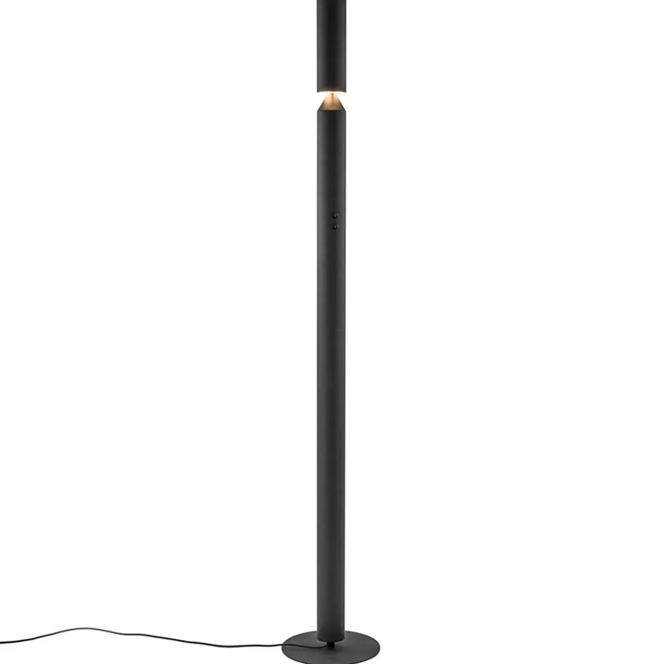 Design Verlichting>Straluma Mat zwarte vloerlamp up+down