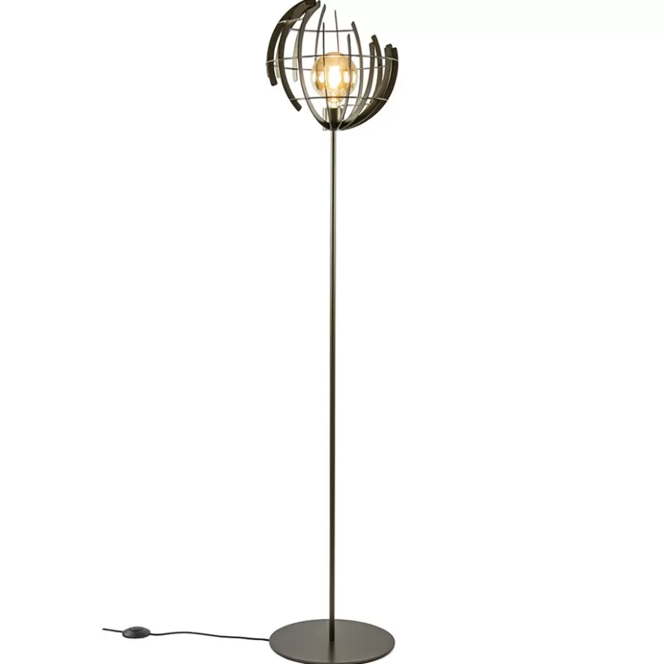 Vloerlampen | Design Verlichting>Straluma Metalen vloerlamp Terra oud messing