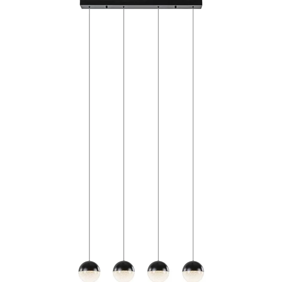 Hanglampen | Eettafellampen>Straluma Moderne 4-lichts hanglamp met LED 3-standen dimbaar