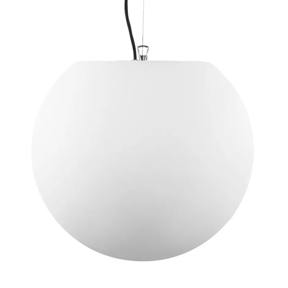 Hanglampen | Buitenlampen>Straluma Moderne buitenlamp hang witte bol 45 cm