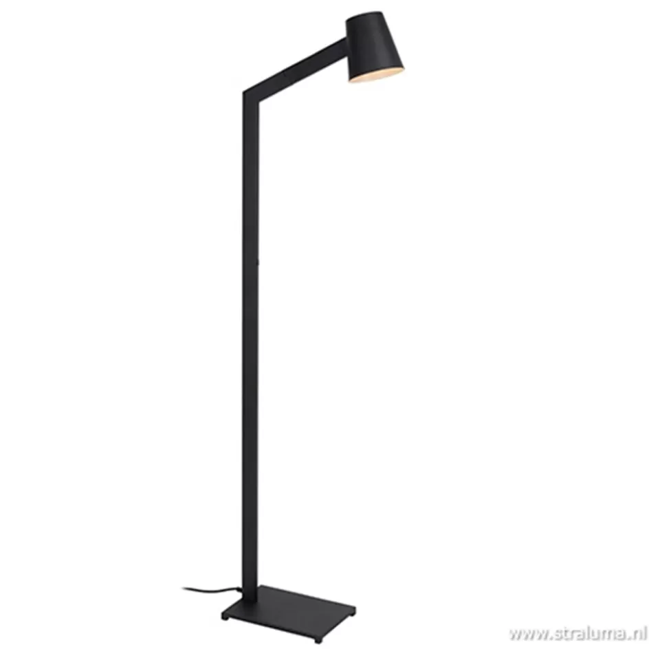 Leeslampen | Woonkamerlampen>Straluma Moderne design vloerlamp zwart