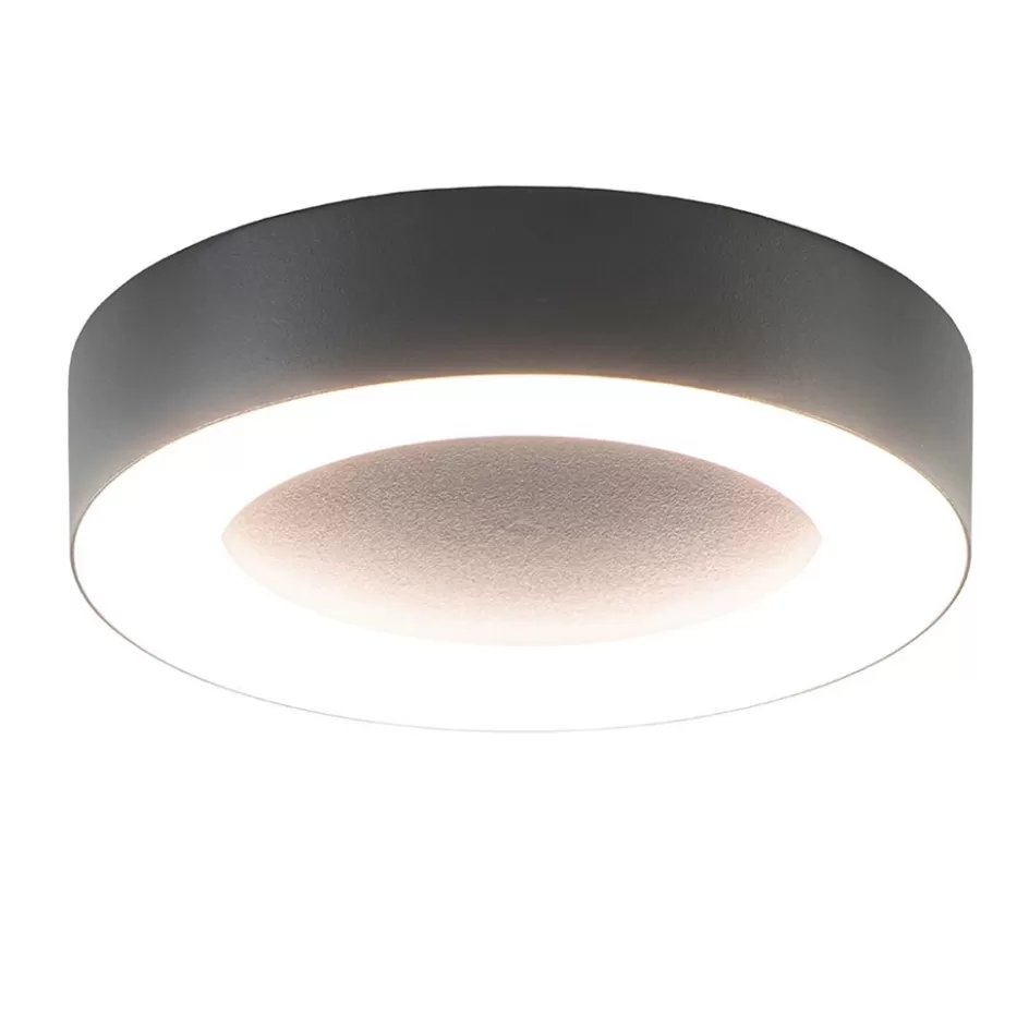 Plafondlampen | Wandlampen>Straluma Moderne LED buitenlamp plafond/wand antraciet