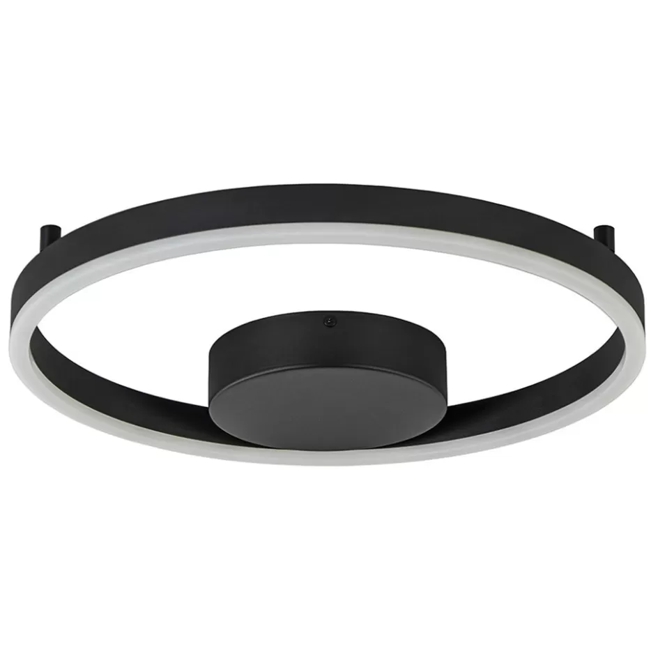 Plafondlampen | Wandlampen>Straluma Moderne LED plafond/wandlamp ring zwart