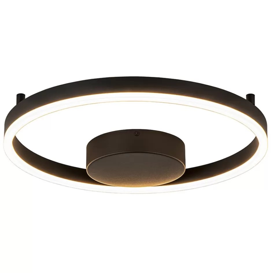 Plafondlampen | Wandlampen>Straluma Moderne LED plafond/wandlamp ring zwart