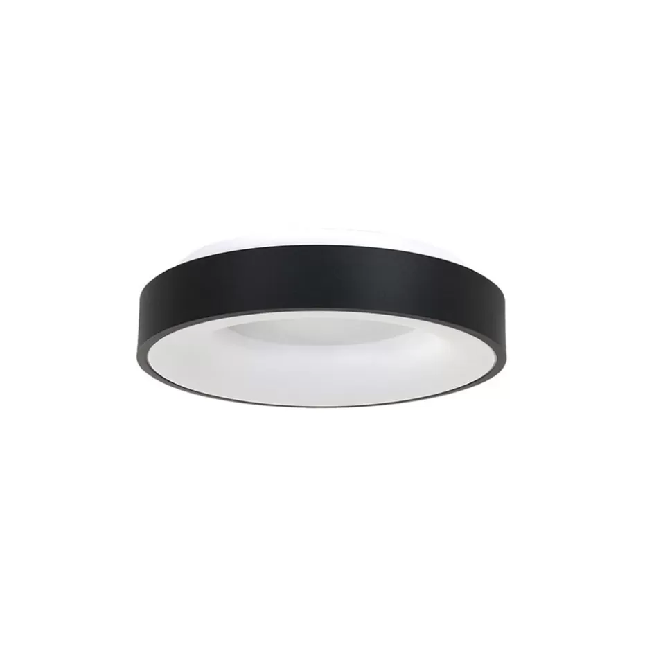 Plafondlampen | Plafonnières>Straluma Moderne LED plafonnière zwart rond 30 cm