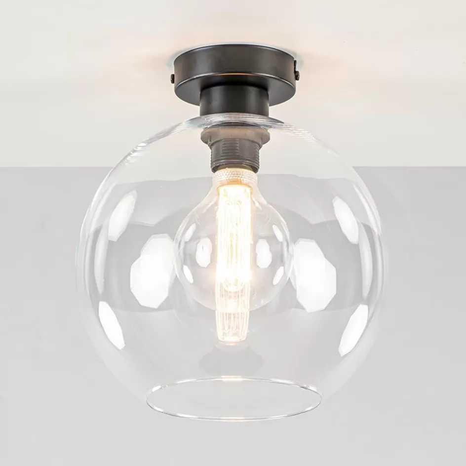 Woonkamerlampen | Slaapkamerlampen>Straluma Moderne plafondlamp globe helder glas