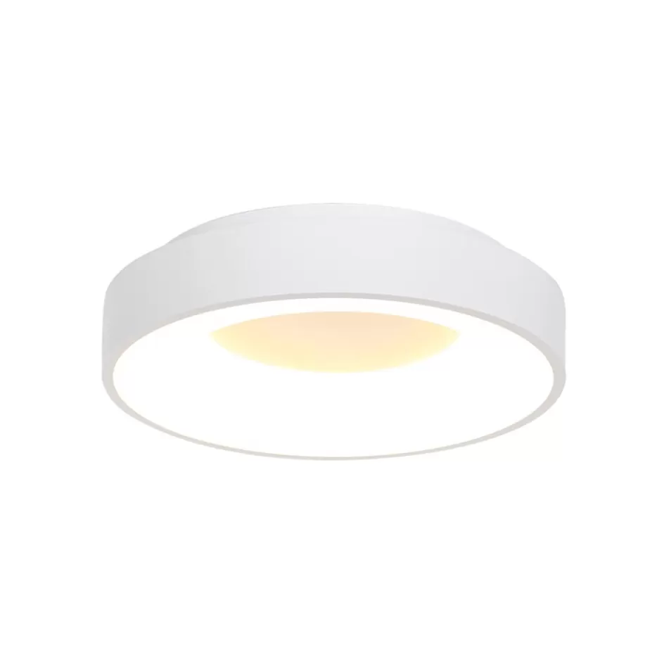 Plafondlampen | Plafonnières>Straluma Moderne plafondlamp wit met geïntegreerd LED