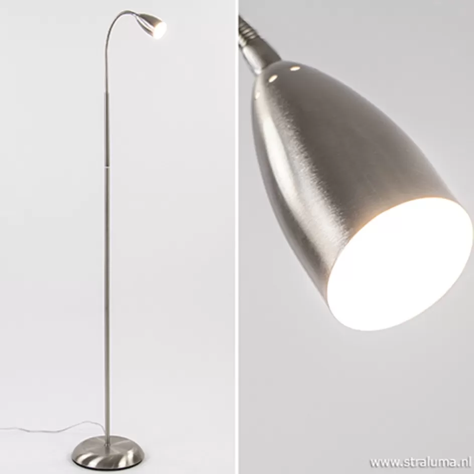 Vloerlampen | Leeslampen>Straluma Moderne vloer/leeslamp met touchdimmer