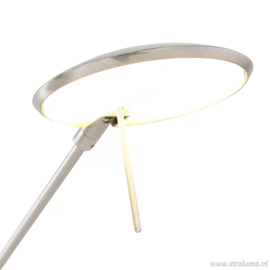 Wandlampen | Leeslampen>Straluma Moderne wandlamp staal met dimbaar LED