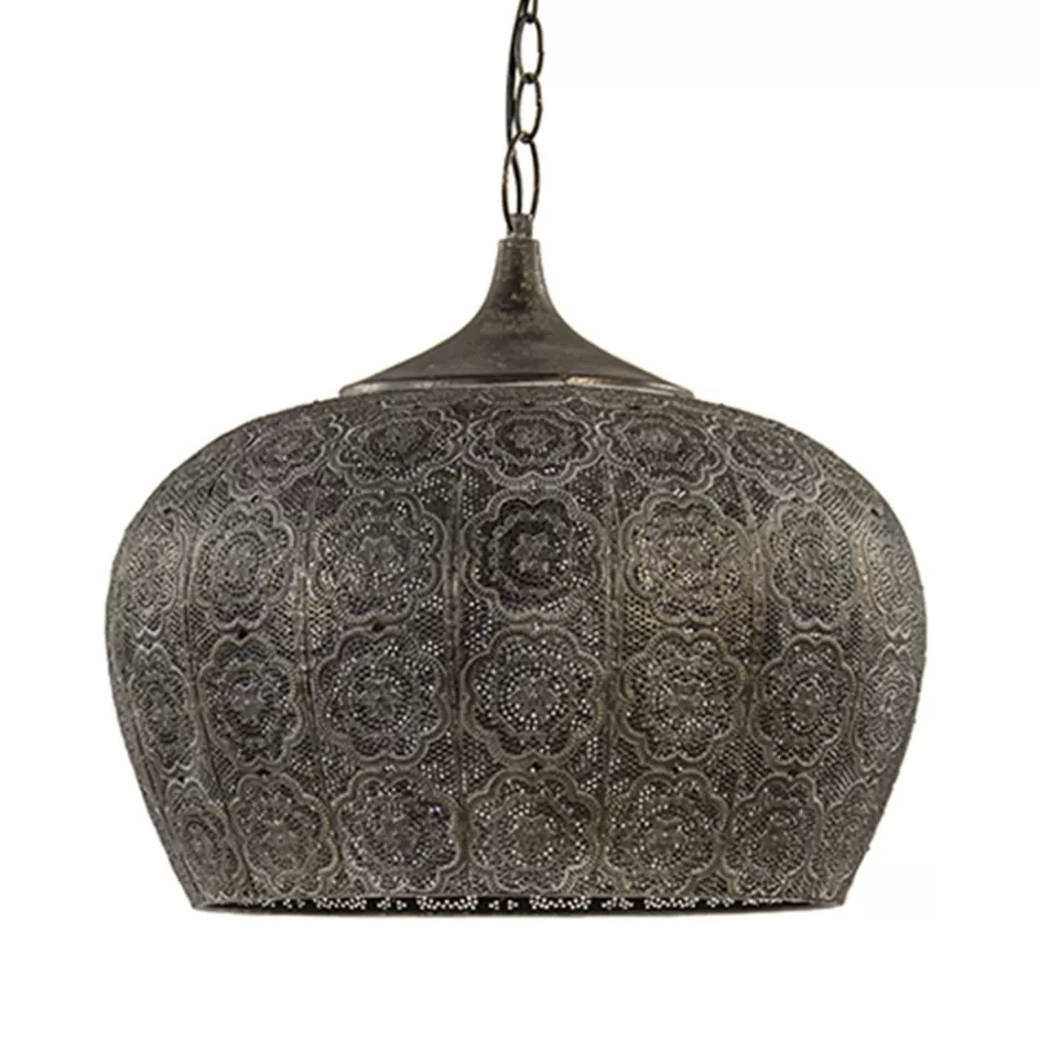 Eettafellampen | Light and Living>Straluma Oosterse hanglamp Emine goud/bruin