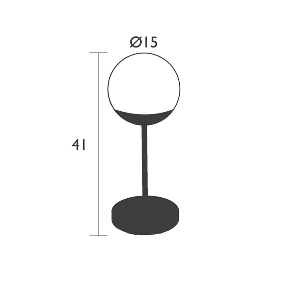 Tafellampen | Buitenlampen>Straluma Oplaadbare buitenlamp tafel antraciet IP44