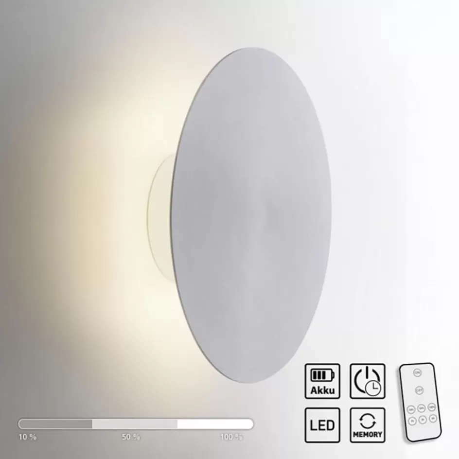 Wandlampen | LED Wandlampen>Straluma Oplaadbare LED wandlamp op accu aluminium