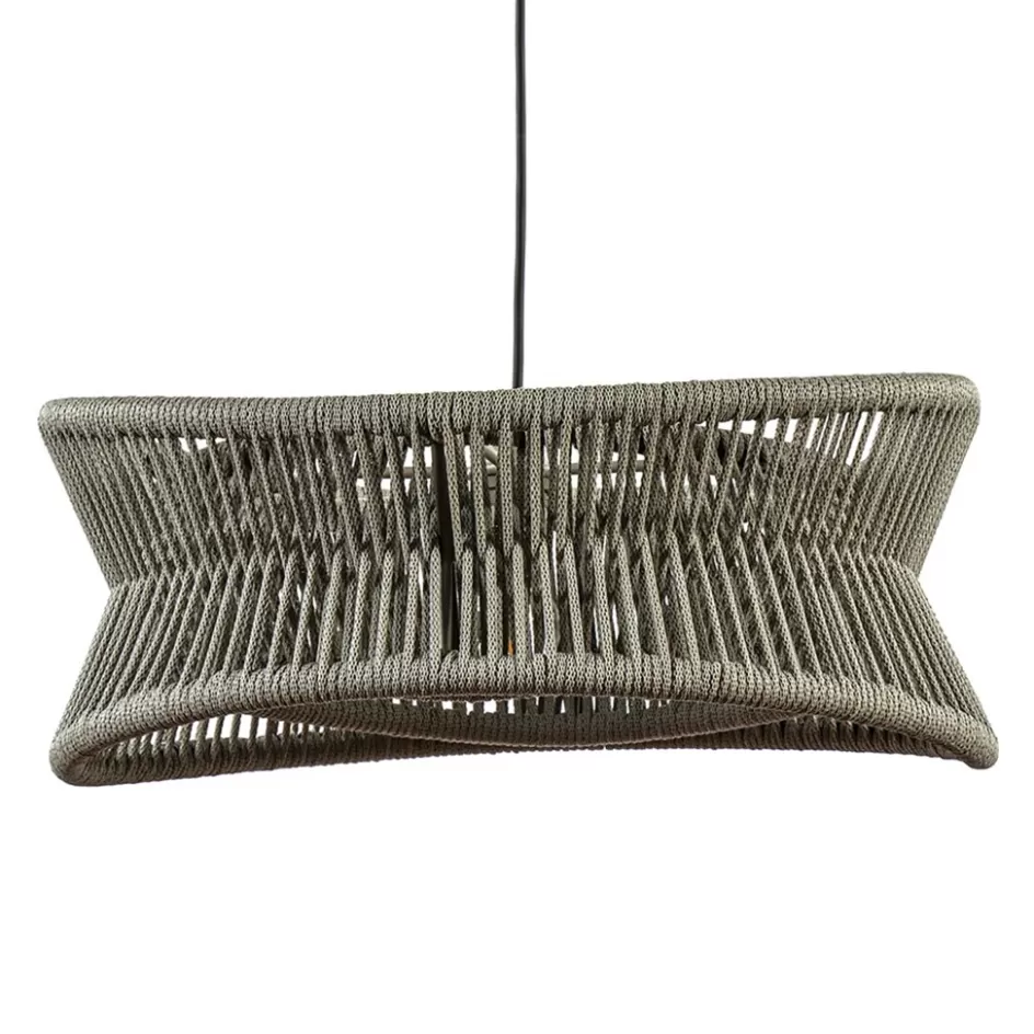 Hanglampen | Buitenlampen>Straluma Outdoor hanglamp groot 60 cm donker beige