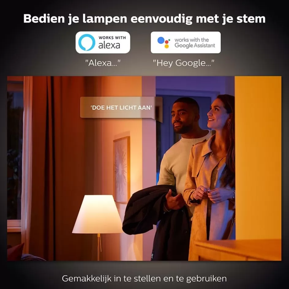 Smart lampen | Philips Hue>Straluma Philips Hue 5.7w gu10 color BT