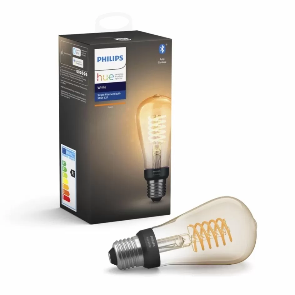 Smart lampen | Philips Hue>Straluma Philips Hue 7.2w thin filament st64 e27