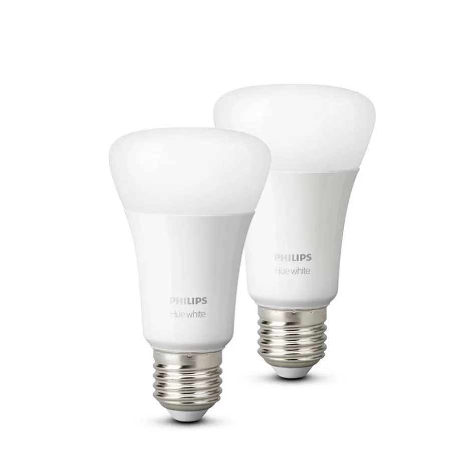 Smart lampen | Philips Hue>Straluma Philips Hue e27 2-pack mat 2700k