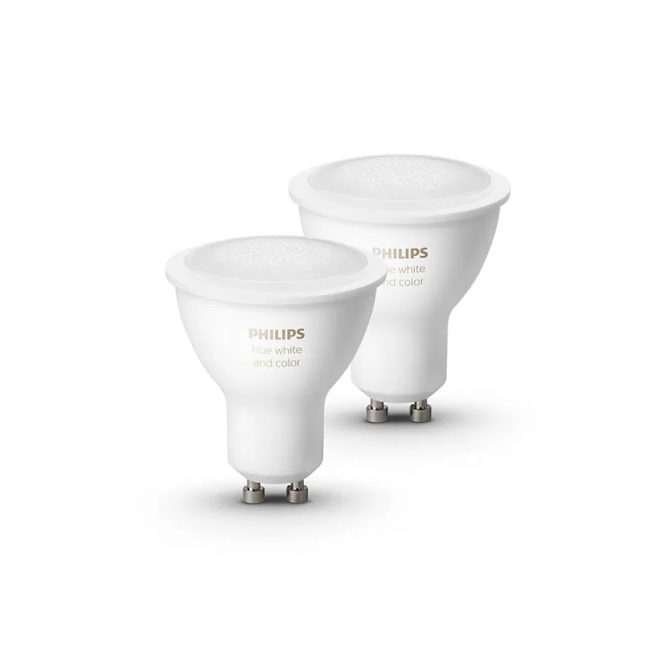 Smart lampen | Philips Hue>Straluma Philips Hue gu10 2-pack colour ambiance