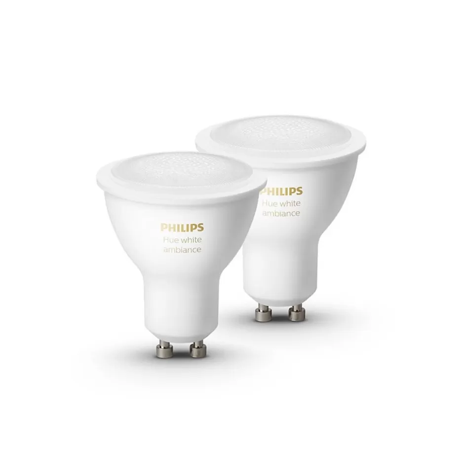 Smart lampen | Philips Hue>Straluma Philips Hue gu10 2-pack white ambiance