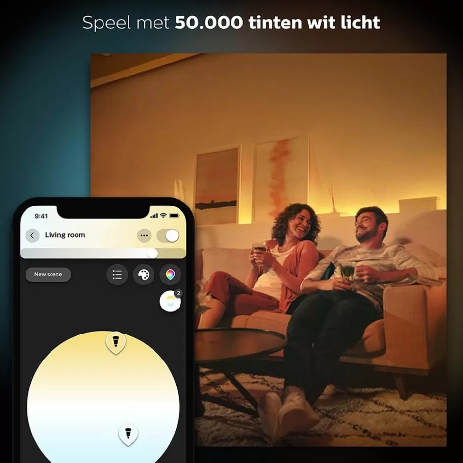 Smart lampen | Philips Hue>Straluma Philips Hue kit 3xgu10 color+ bridge
