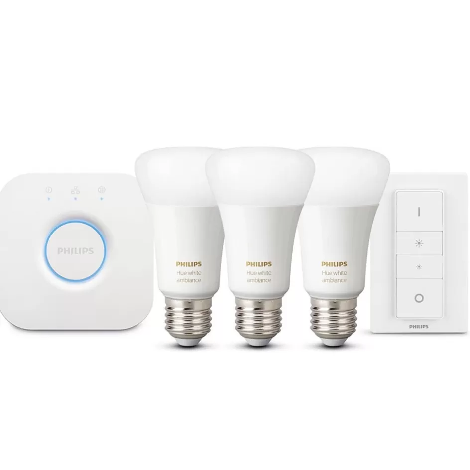 Smart lampen | Philips Hue>Straluma Philips Hue white ambiance starter kit E27 met Bluetooth