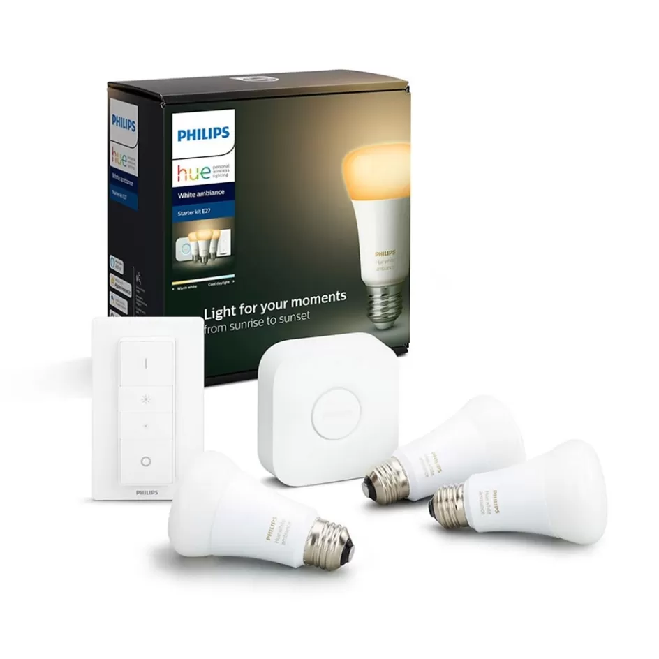 Smart lampen | Philips Hue>Straluma Philips Hue white ambiance starter kit E27 met Bluetooth