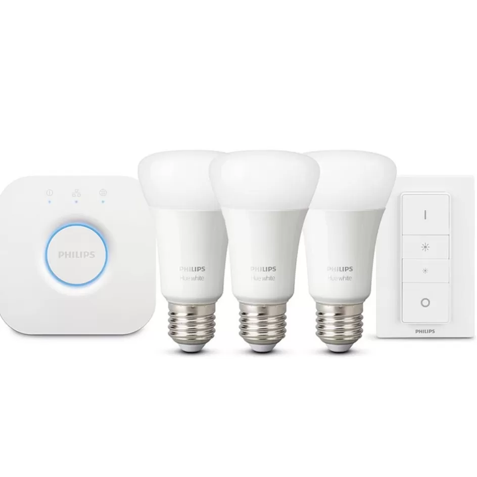 Smart lampen | Philips Hue>Straluma Philips Hue white starter kit E27 met Bluetooth