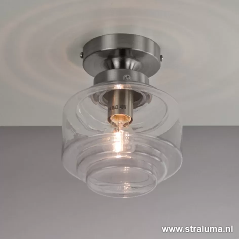 Plafonnières | Keukenverlichting>Straluma Plafondlamp Art Deco klein helder glas