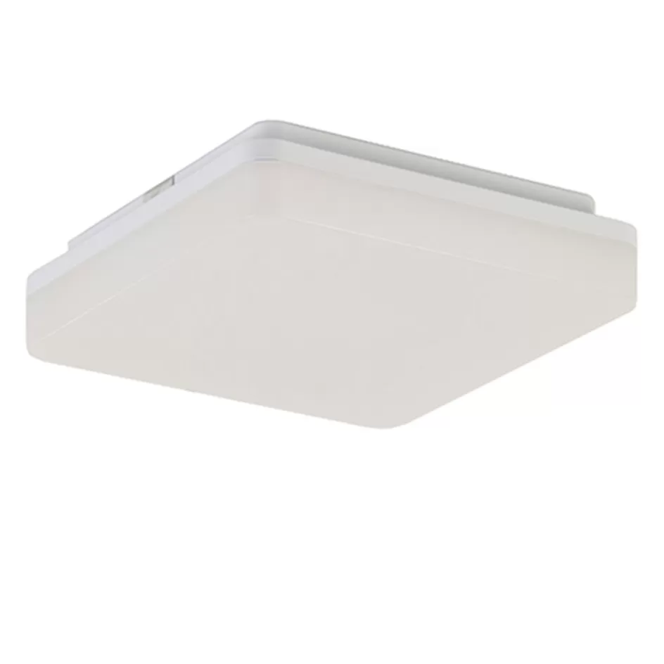 Plafondlampen | Plafonnières>Straluma Plafondlamp Basic Square 26cm wit