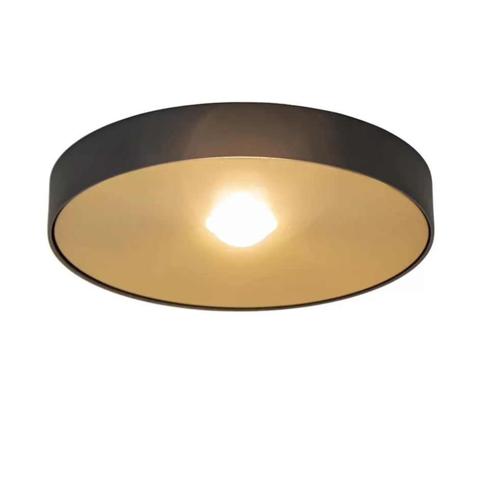 Plafondlampen | Opbouwspots>Straluma Plafondlamp Bright 26 zwart/matgoud