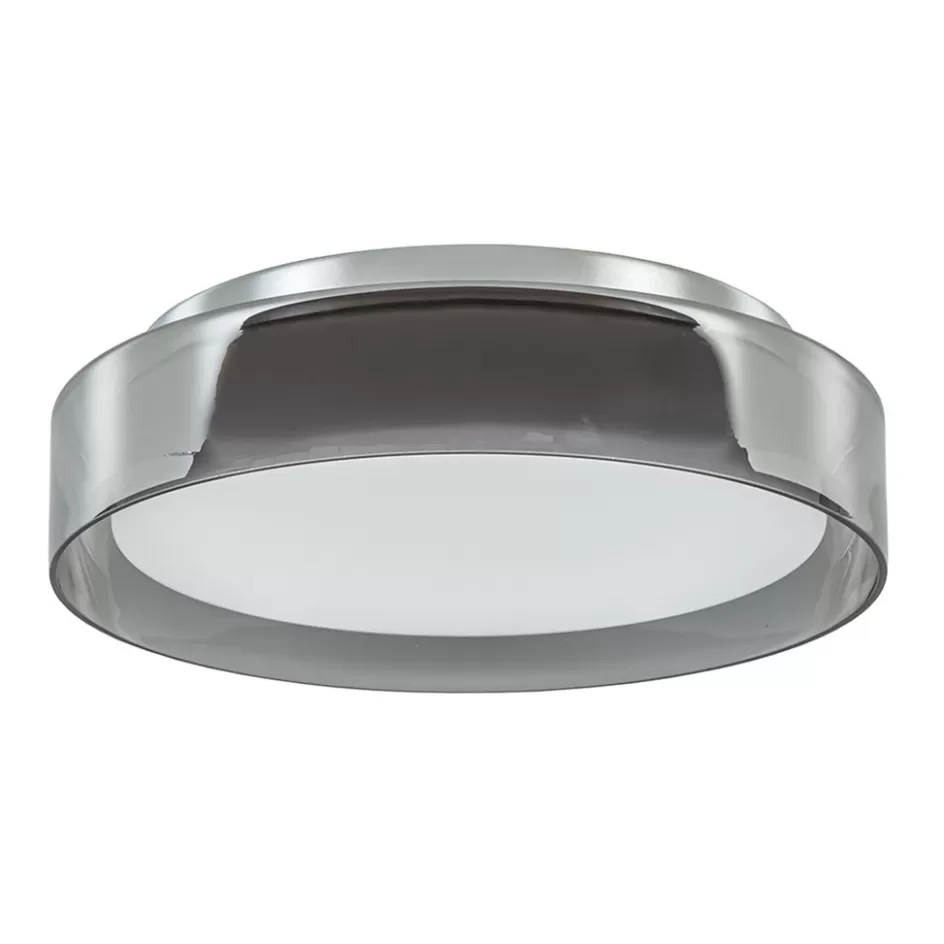 Plafondlampen | Plafonnières>Straluma Plafondlamp Clear 35cm IP44 3-switchdim