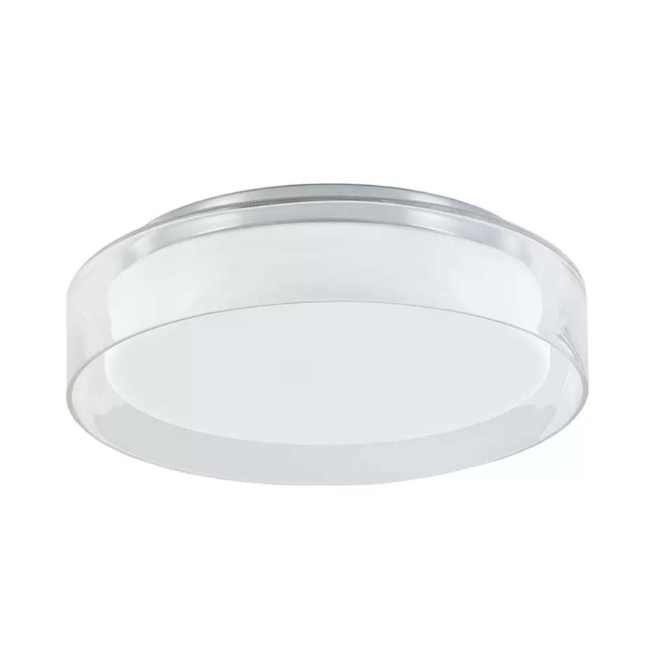 Plafondlampen | Plafonnières>Straluma Plafondlamp Clear helder IP44 3-step dim