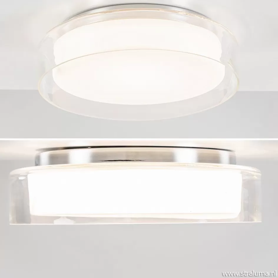 Plafondlampen | Plafonnières>Straluma Plafondlamp Clear helder IP44 3-step dim