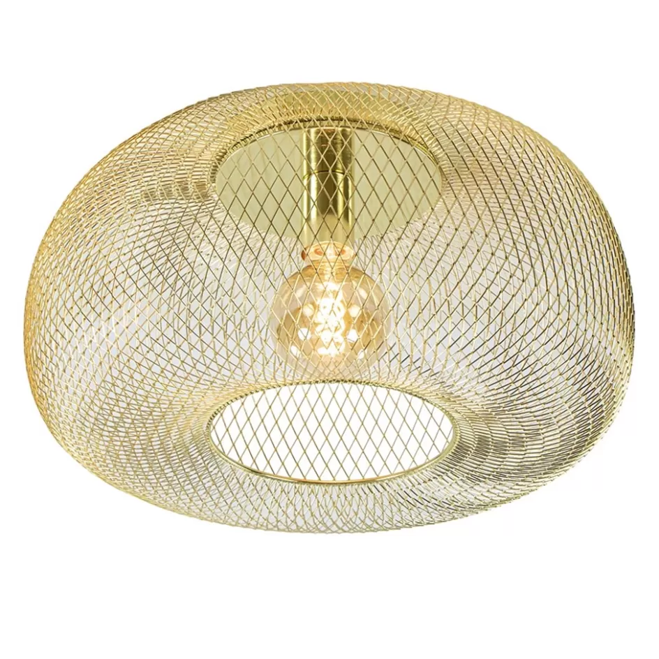 Plafondlampen | Draadlampen>Straluma Plafondlamp Honey 50 goud