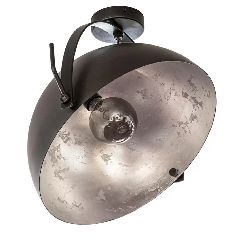 Plafondlampen | Design Verlichting>Straluma Plafondlamp Larino gunmetal/silverleaf 40 cm