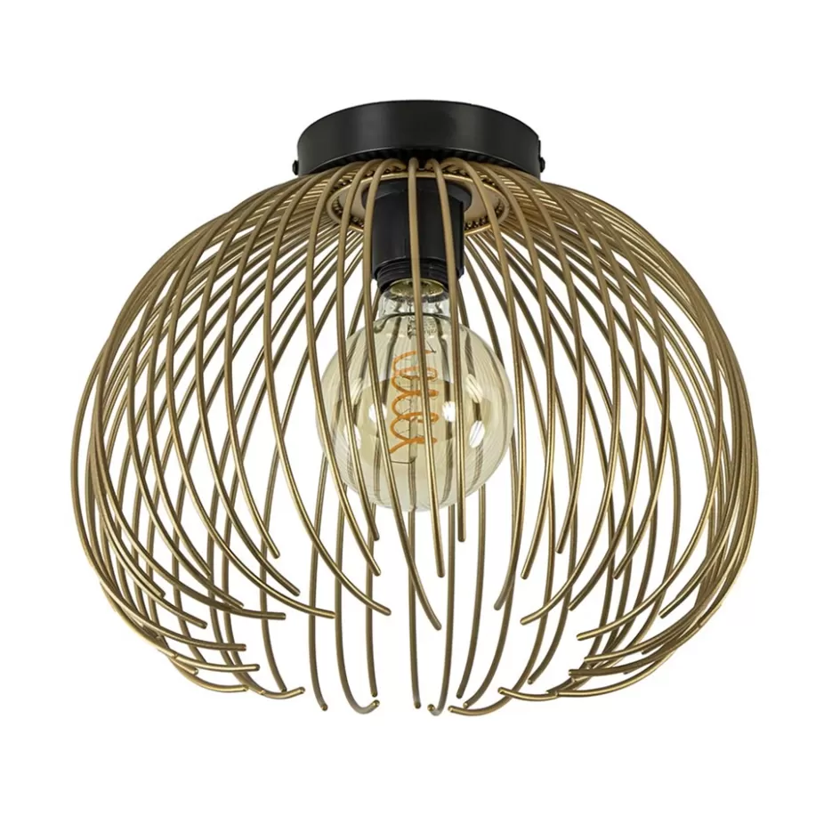 Plafondlampen | Decoratieve Verlichting>Straluma Plafondlamp Nest matgoud/zwart