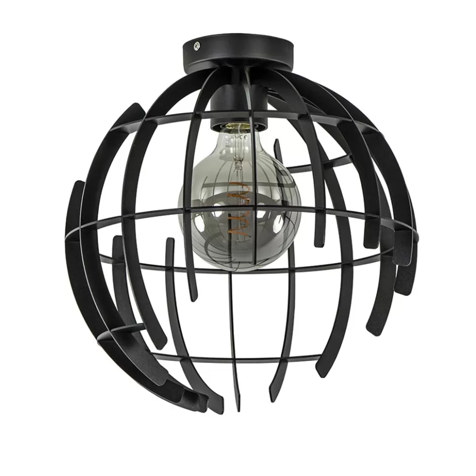 Industriële Verlichting | Woonkamerlampen>Straluma Plafondlamp Terra 35cm zwart