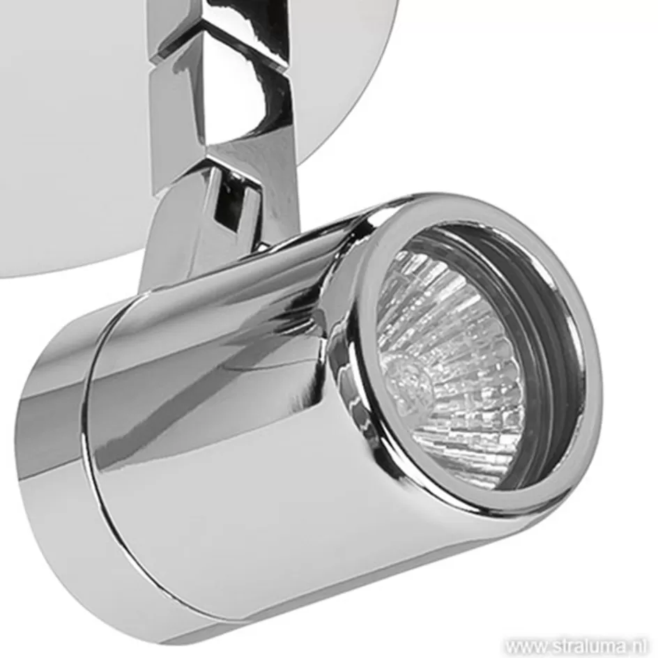 Opbouwspots | Keukenverlichting>Straluma Plafondspot Rain 2l rond chroom IP44