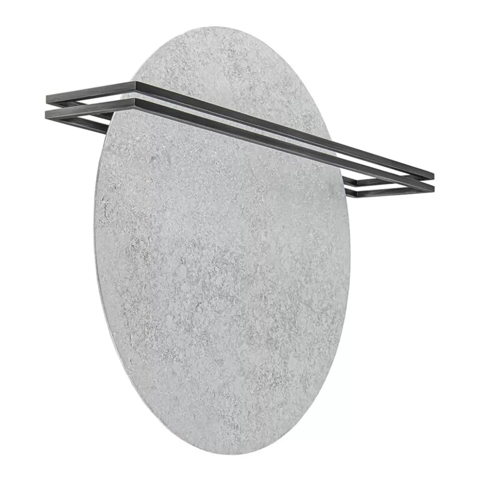 Plafondlampen | Wandlampen>Straluma Plafond/wandl. Essenza silver powd/iron