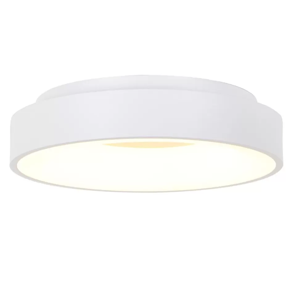 Plafondlampen | Plafonnières>Straluma Ronde plafonnière wit 48 cm met LED