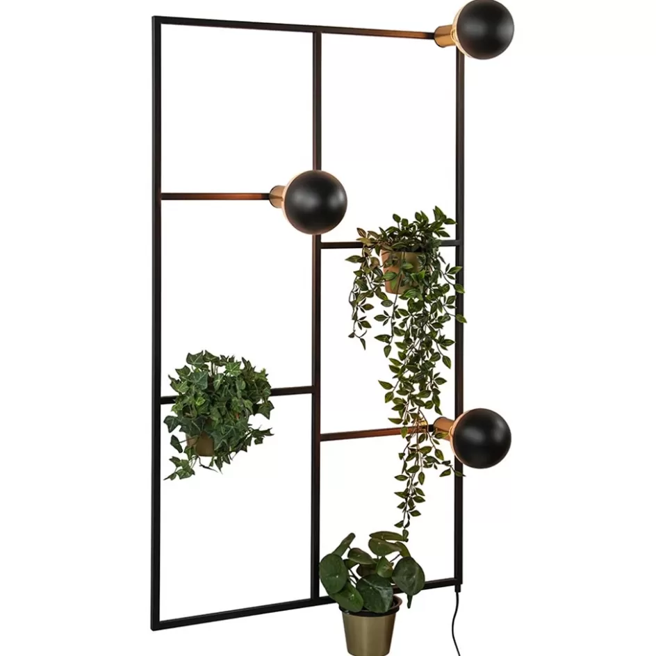 Wandlampen | Botanische Verlichting>Straluma Sfeervolle wandlamp frame zwart/goud