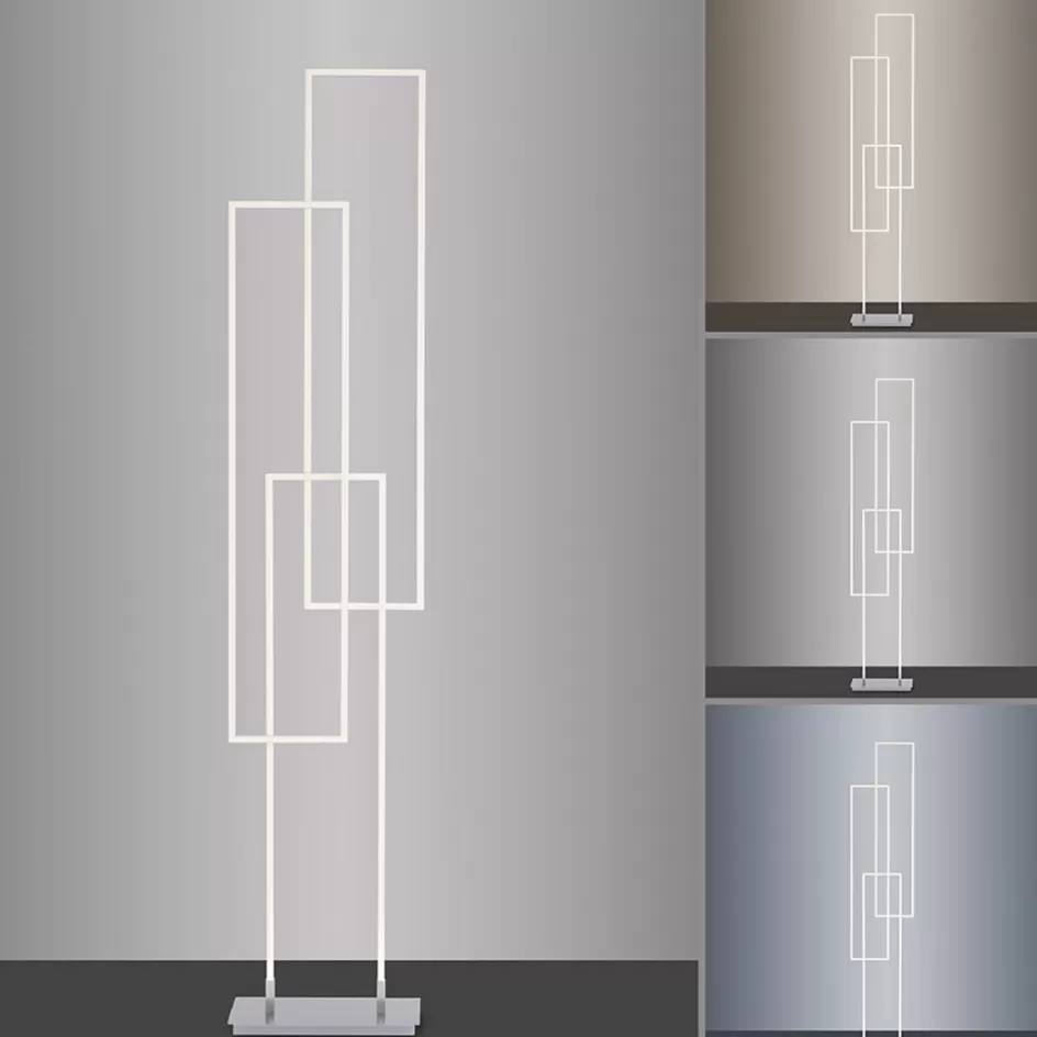 Vloerlampen | Smart lampen>Straluma Smart vloerlamp rechthoeken aluminium